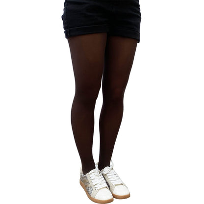 Brown Opaque Tights - AQUALTA