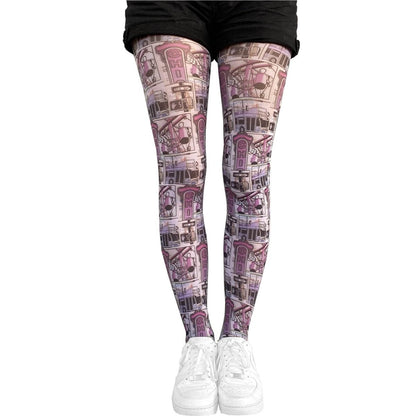Chicago Street Art Tights by Mosher - AQUALTA