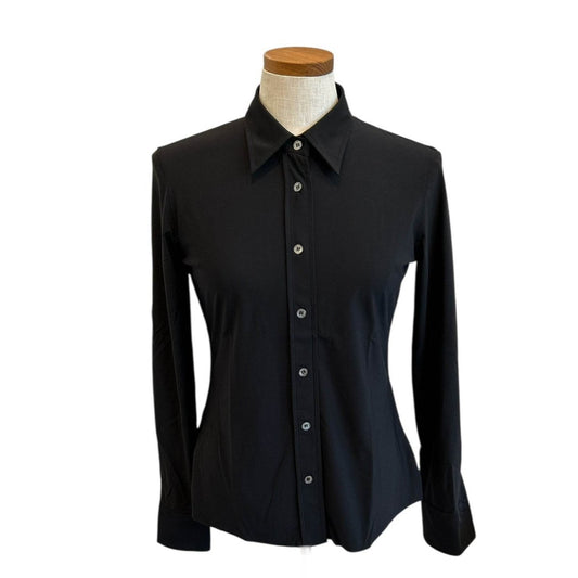 Collar Shirt Skin like Black - AQUALTA