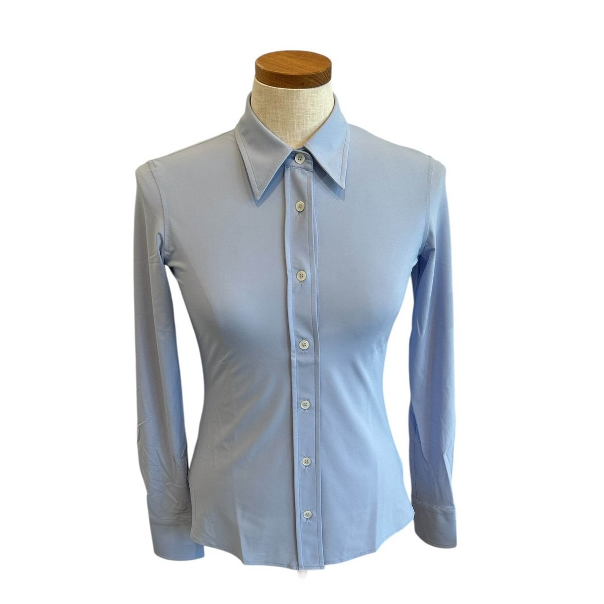 Collar Shirt Skin like Light Blue - AQUALTA