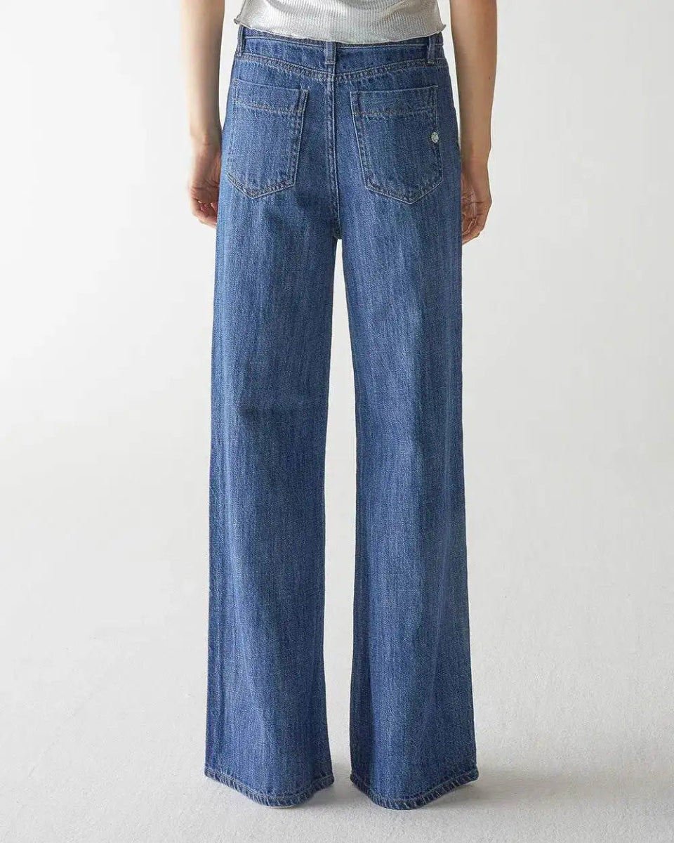 Denim Classic Mid waist Blue Japan - AQUALTA