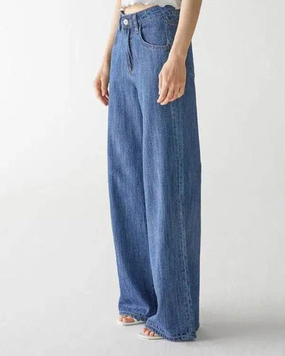 Denim Classic Mid waist Blue Japan - AQUALTA