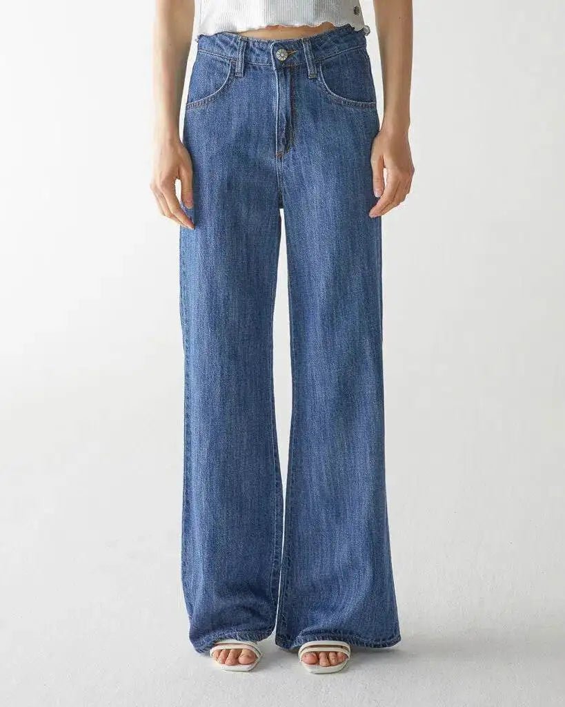 Denim Classic Mid waist Blue Japan - AQUALTA