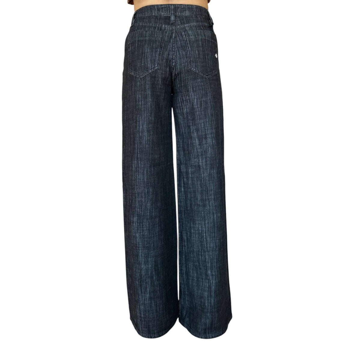 Denim Classic Mid waist faded Black Japan - AQUALTA