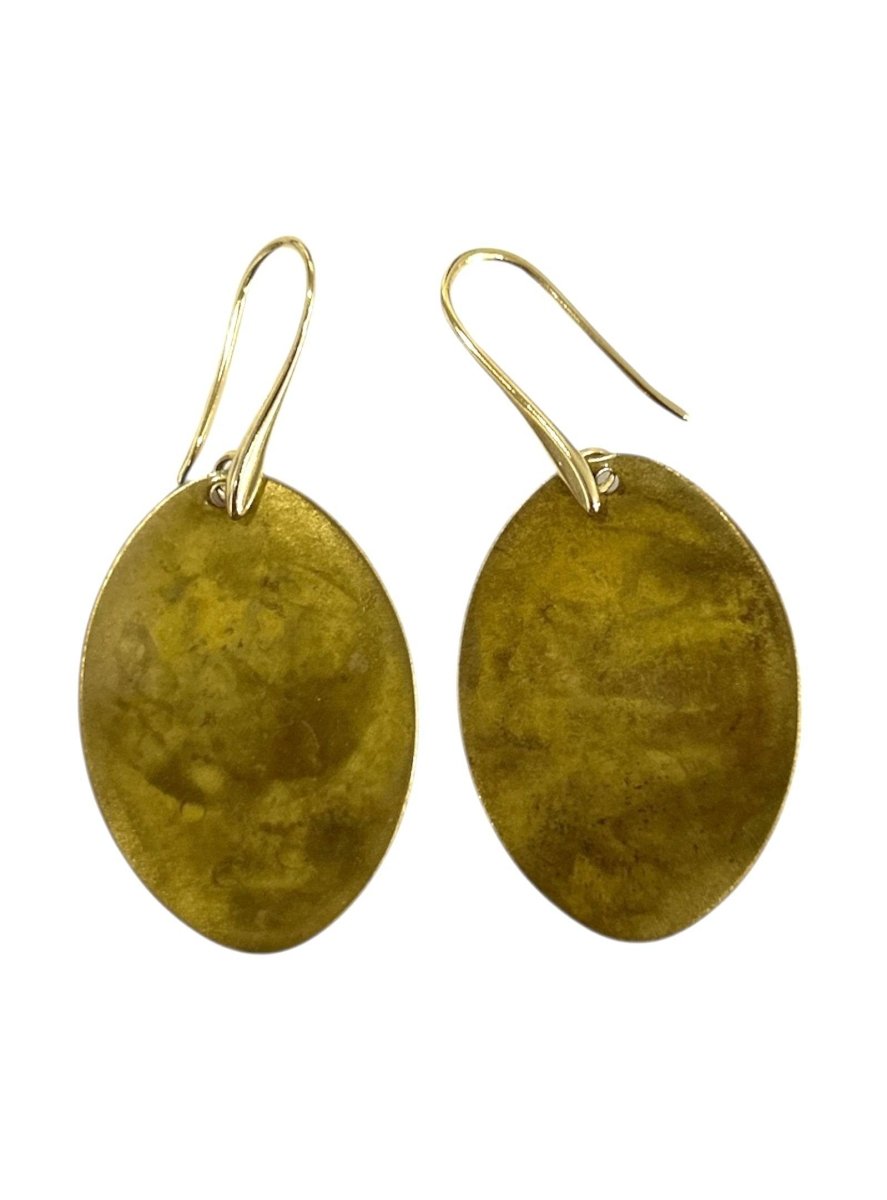 Earrings Geometric Brass & Copper Puglia - AQUALTA