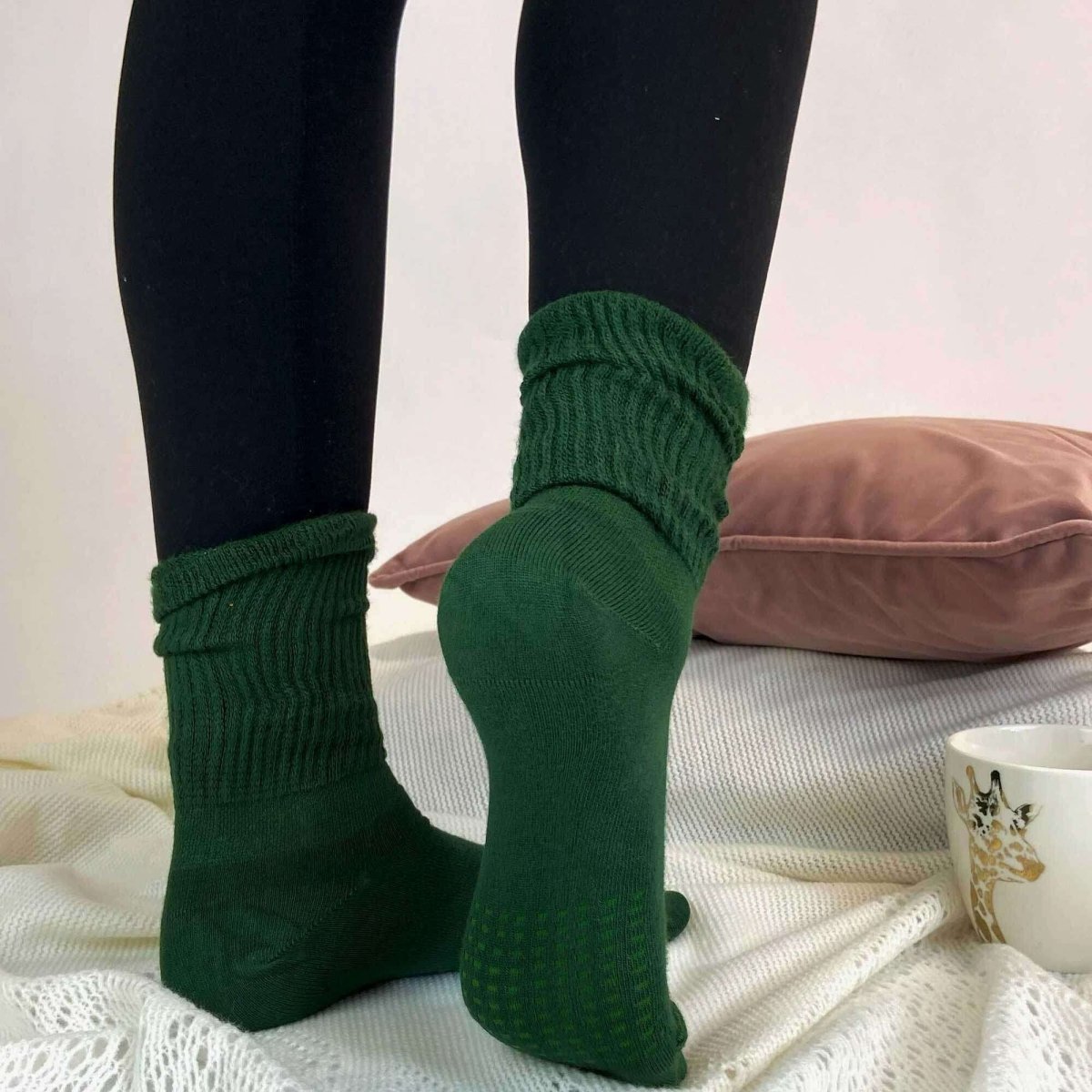 Green Bamboo Socks - AQUALTA