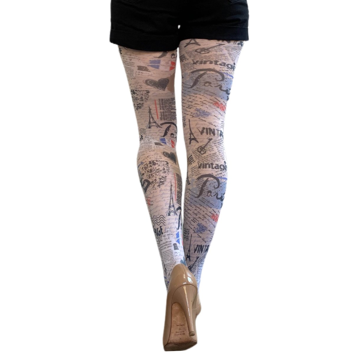 I Love Paris tights for women - AQUALTA