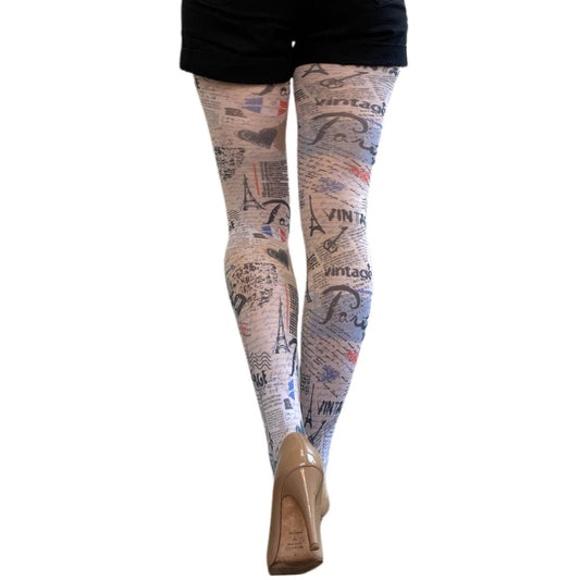 I Love Paris tights for women - AQUALTA