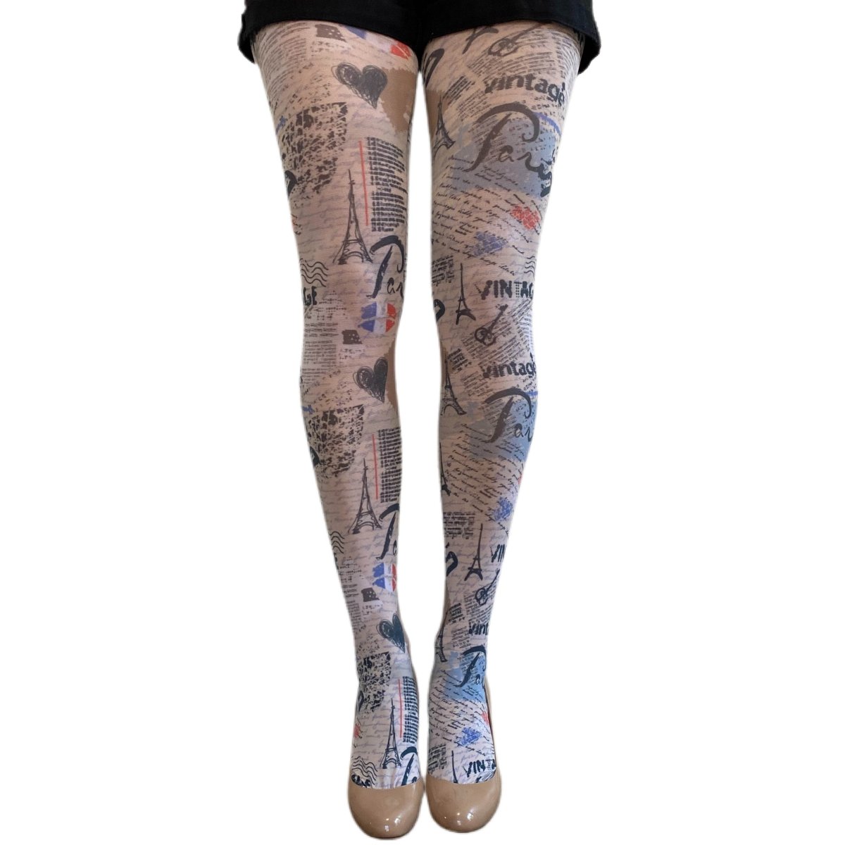 I Love Paris tights for women - AQUALTA