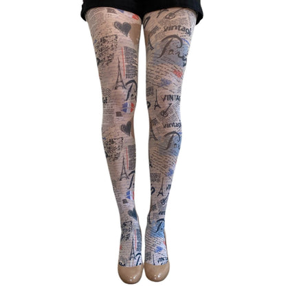 I Love Paris tights for women - AQUALTA