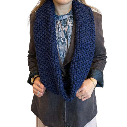 Infinity scarf Balloon knit Solid colors - AQUALTA