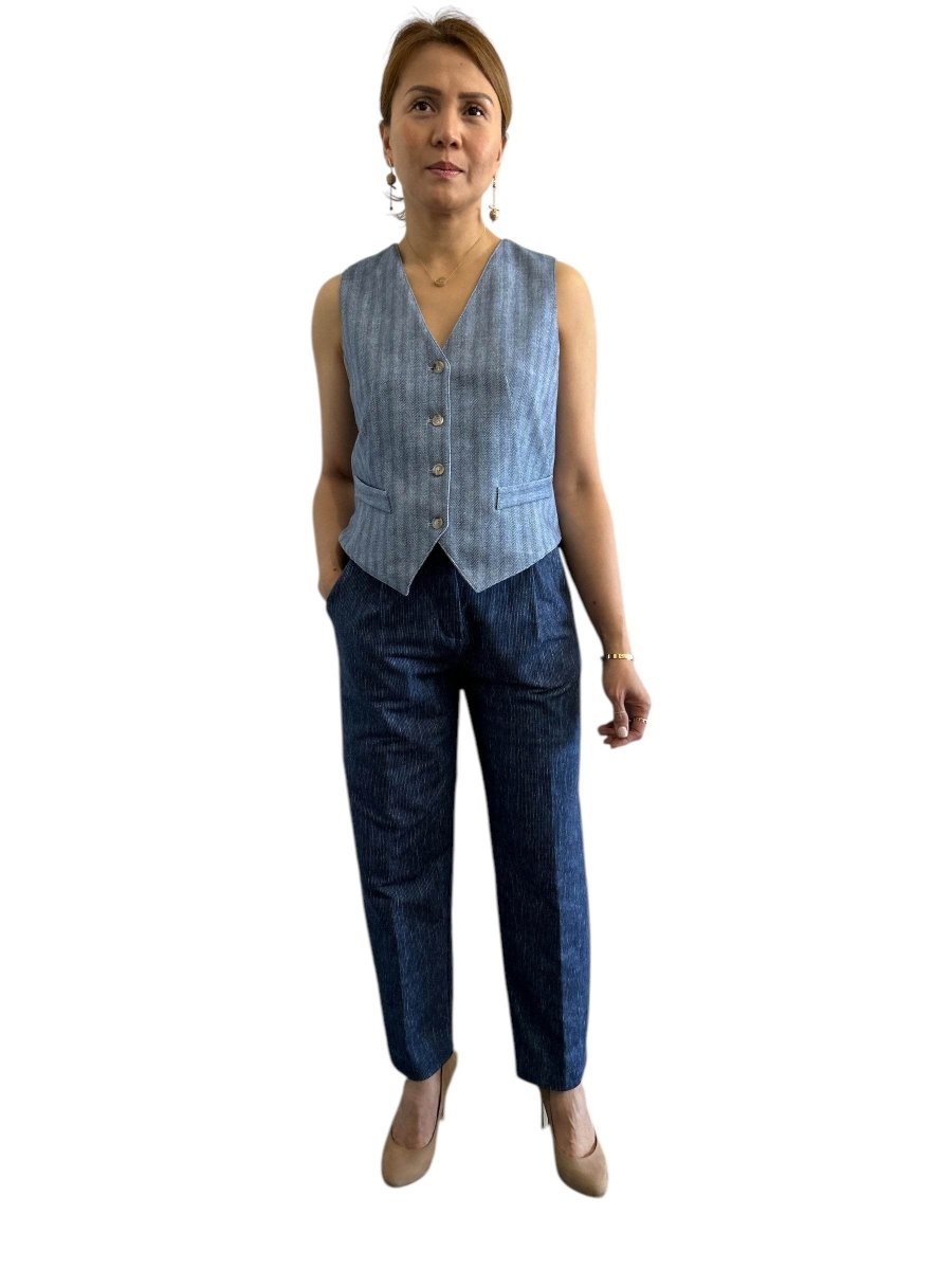 Jersey Pants Classic Blue Stripes - AQUALTA