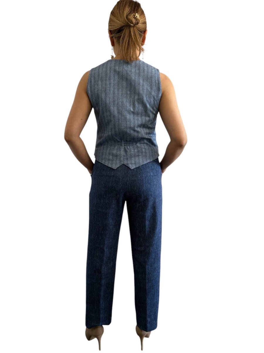 Jersey Pants Classic Blue Stripes - AQUALTA