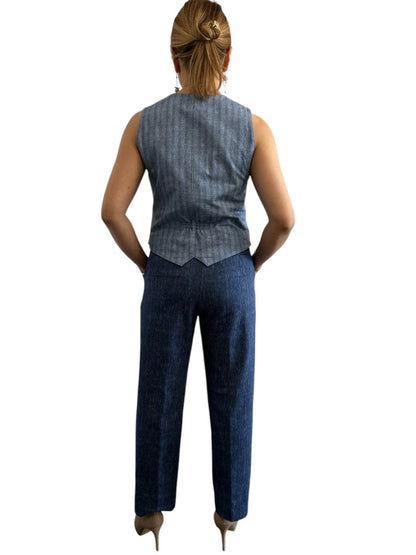 Jersey Pants Classic Blue Stripes - AQUALTA