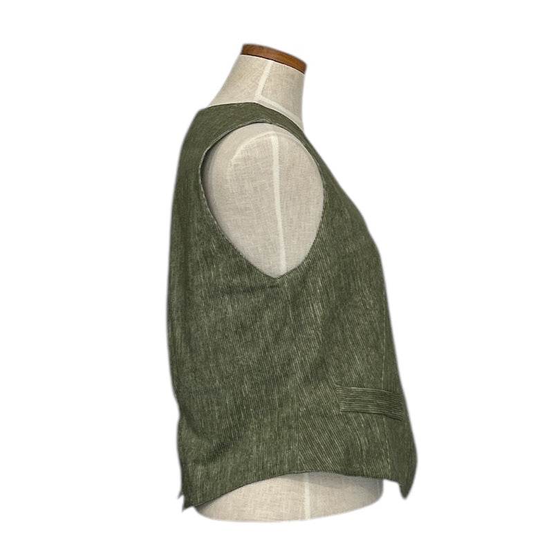 Jersey Vest Green Stripes - AQUALTA