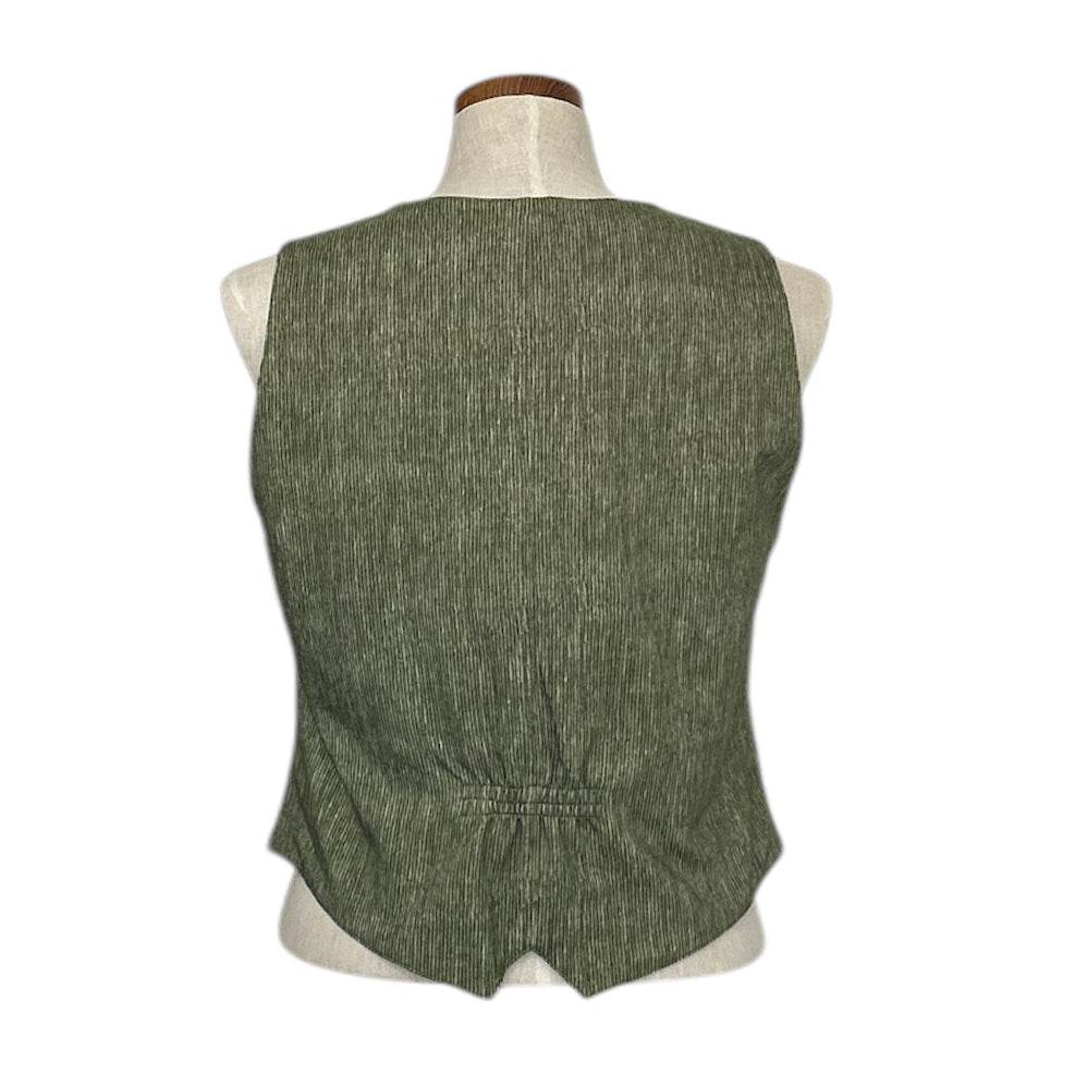 Jersey Vest Green Stripes - AQUALTA