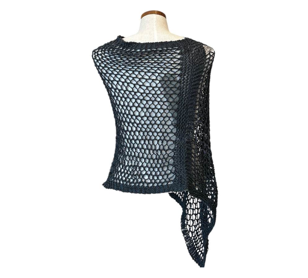 Knit Short Cape Navy - AQUALTA