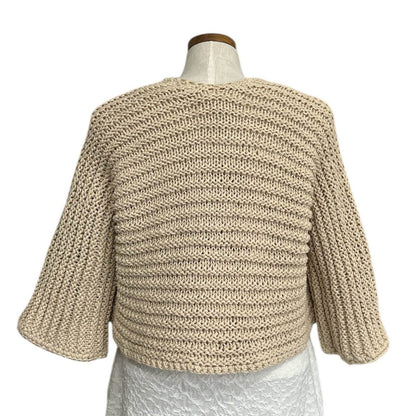 knit Shrug Beige - AQUALTA