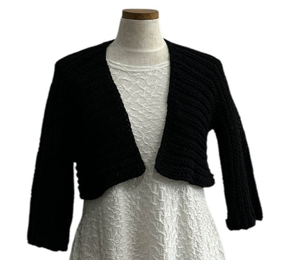Knit Shrug Black - AQUALTA