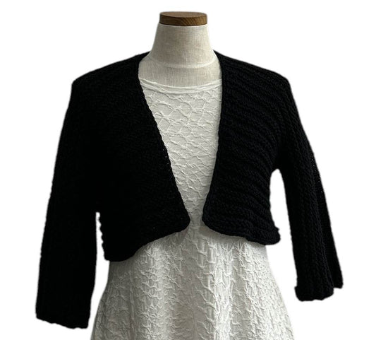 Knit Shrug Black - AQUALTA