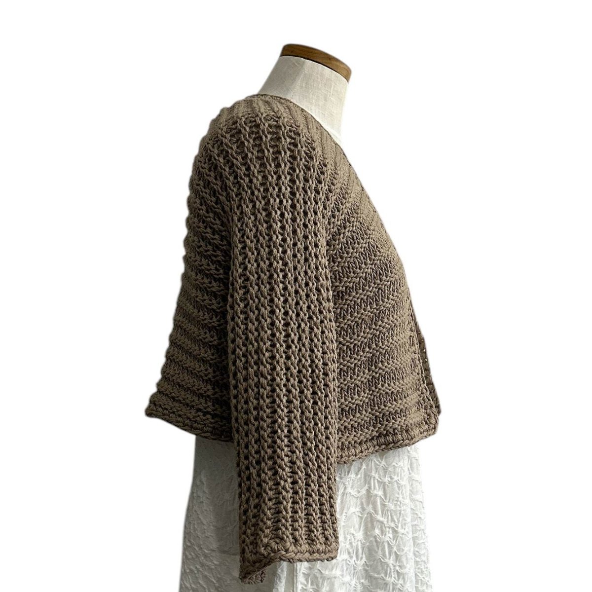 knit Shrug Sand - AQUALTA