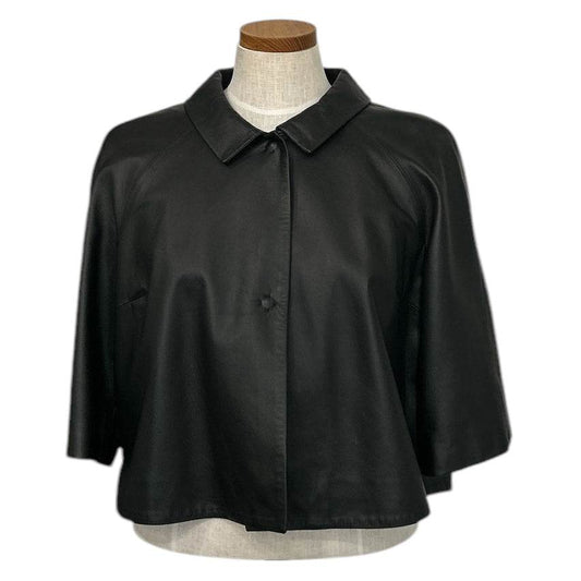 Leather Jacket Lido Black - AQUALTA