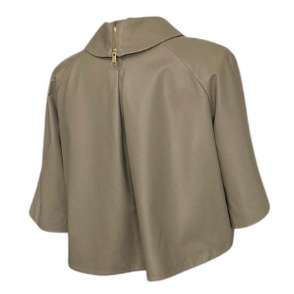 Leather Jacket Lido Sand - AQUALTA