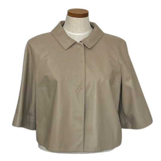 Leather Jacket Lido Sand - AQUALTA