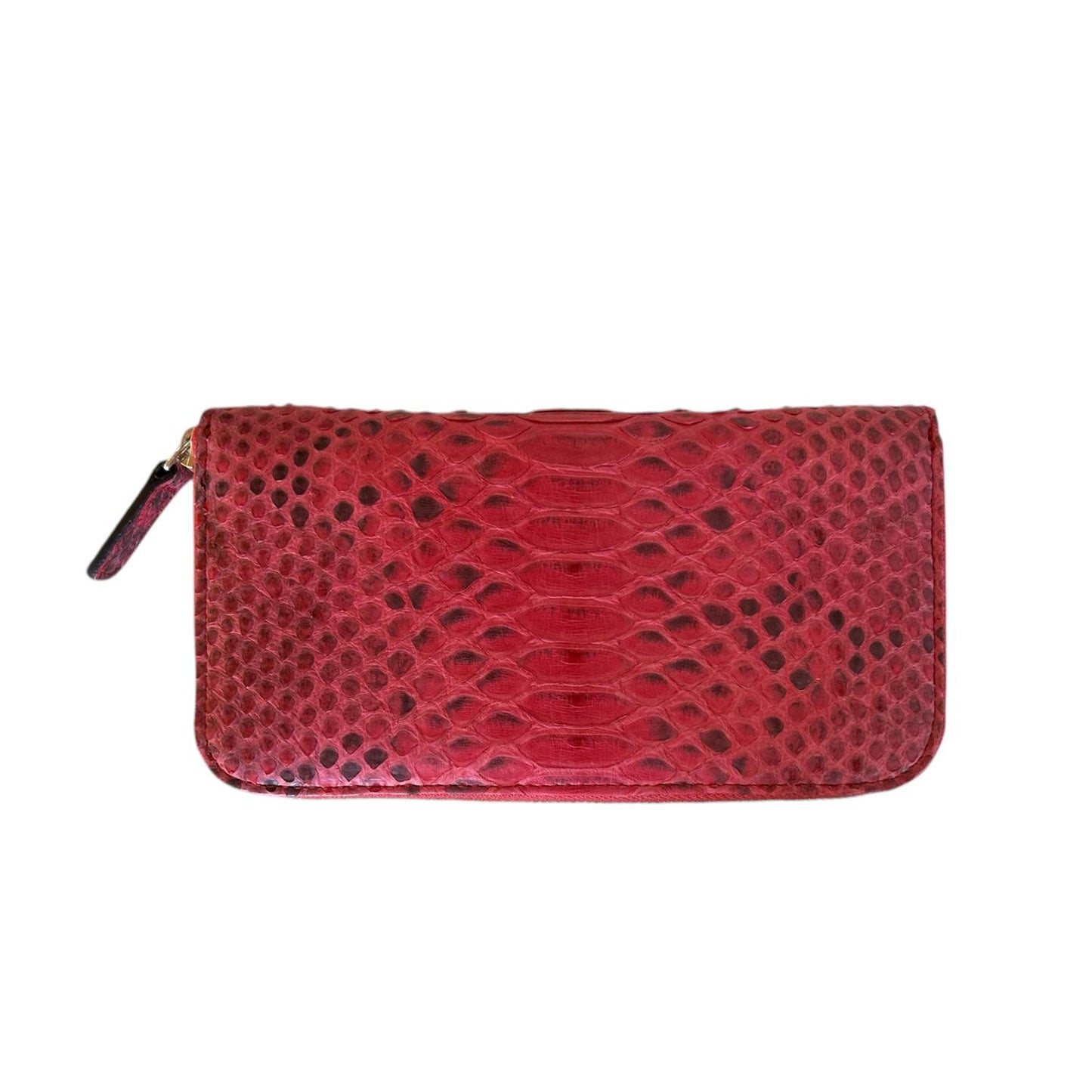 Long Zip Wallet Pink Python Biagini sold at Aqualta