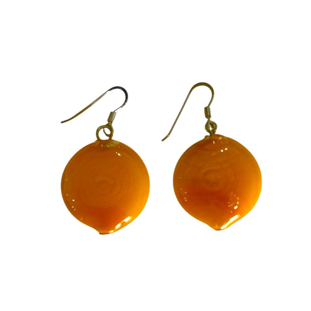 Murano Glass Earrings Matera Yellow - AQUALTA