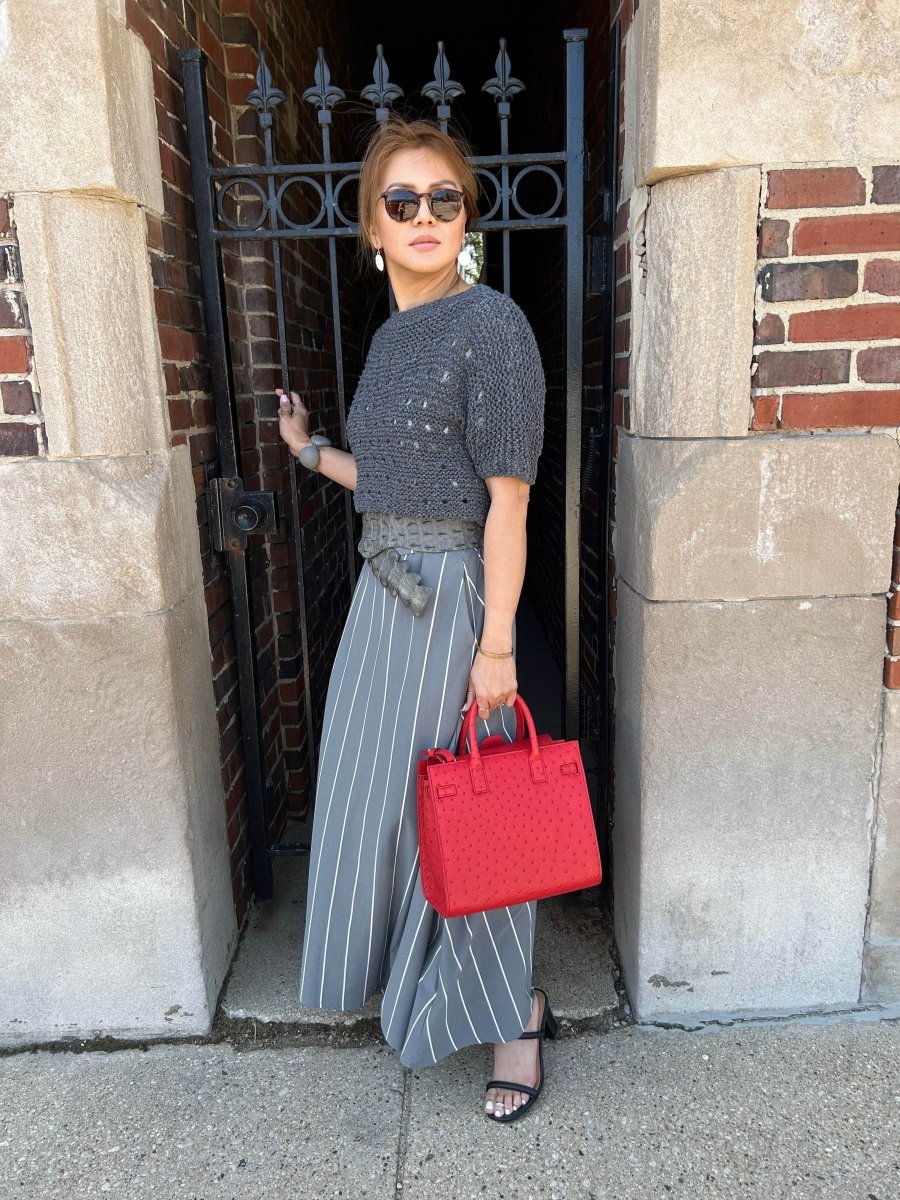 Ostrich Structure Bag Red - AQUALTA