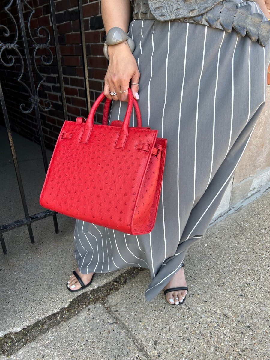 Ostrich Structure Bag Red - AQUALTA