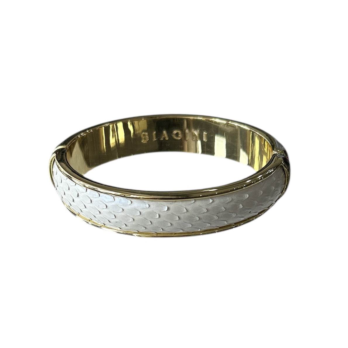 Python Leather Bangle - AQUALTA