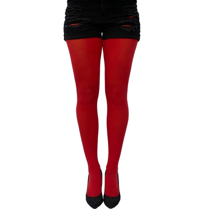 Red Opaque Tights - AQUALTA