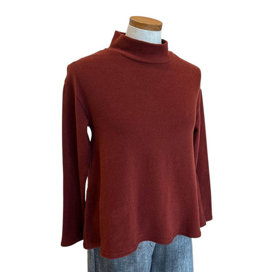 Ring Neck Sweater Bordeaux - AQUALTA