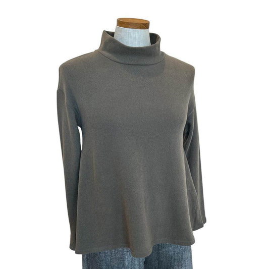 Ring Neck Sweater Taupe - AQUALTA