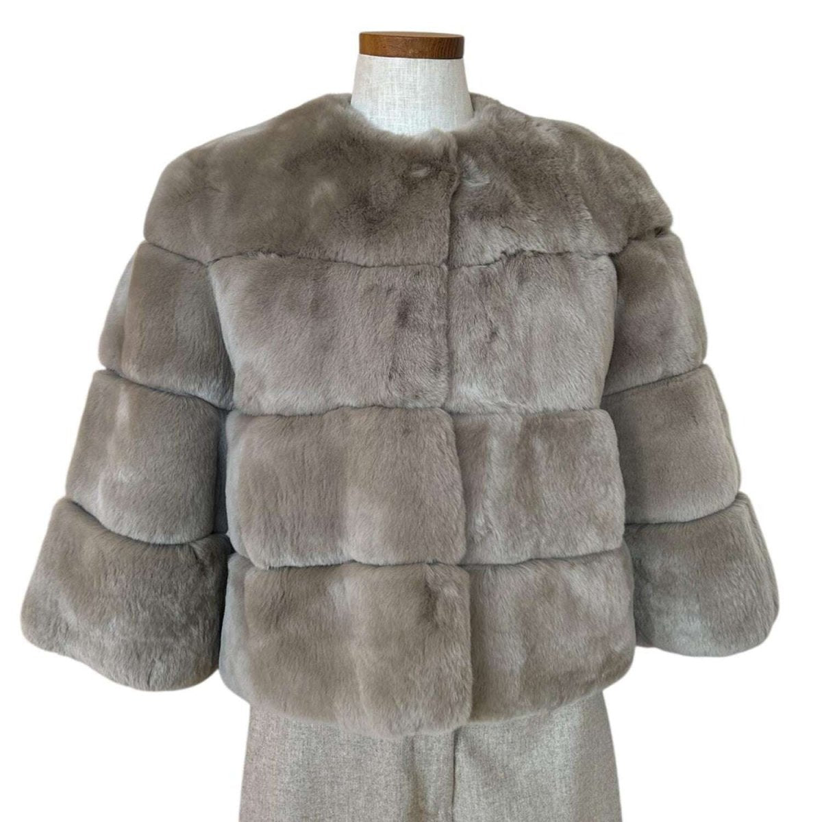 Short Rex Jacket Taupe - AQUALTA