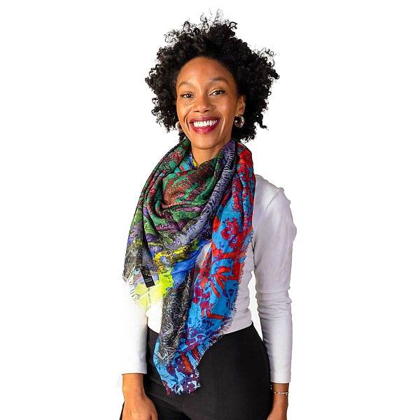 Silk Scarf Blossom - AQUALTA