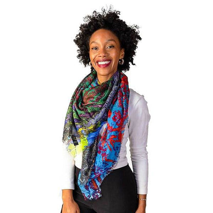 Silk Scarf Blossom - AQUALTA