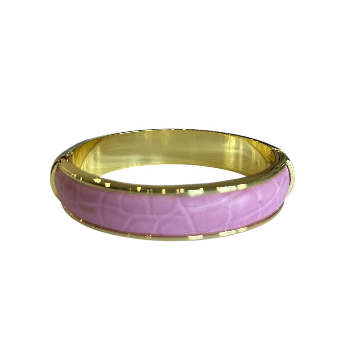 Crocodile & Brass Bangle - AQUALTA