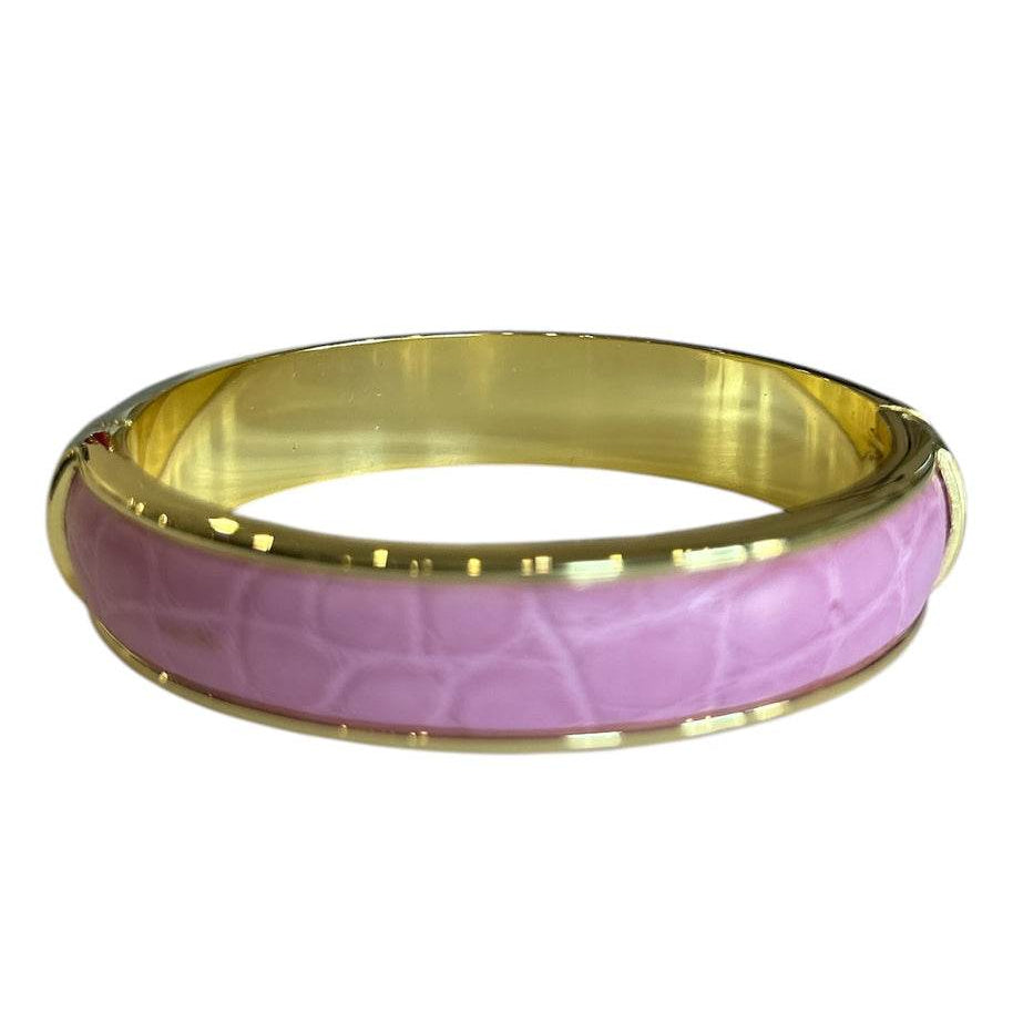 Crocodile & Brass Bangle - AQUALTA
