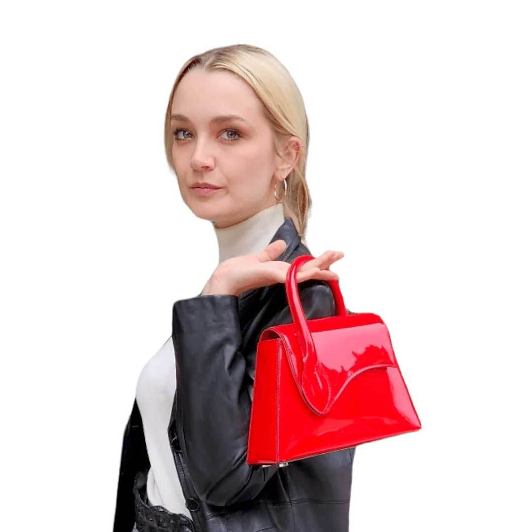 Small Bag Patent Leather Sofia - AQUALTA