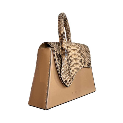 Small Handle Bag Python Sofia - AQUALTA