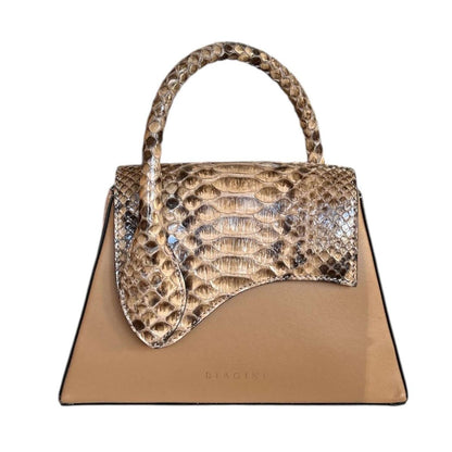 Small Handle Bag Python Sofia - AQUALTA