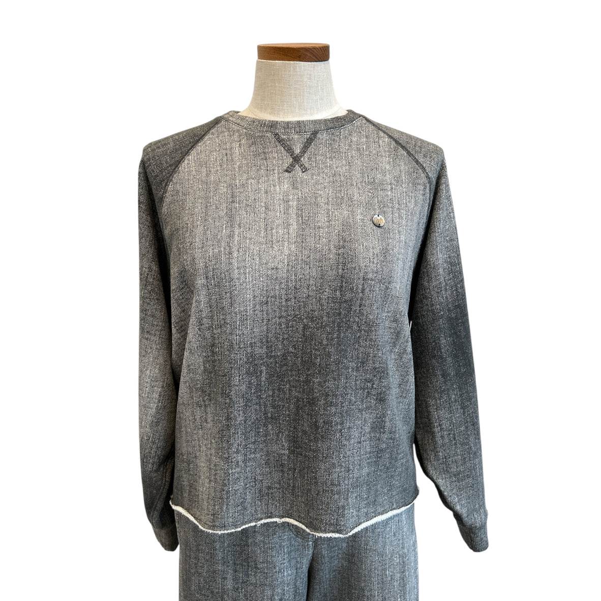 Sweatshirt Rinse Black - AQUALTA