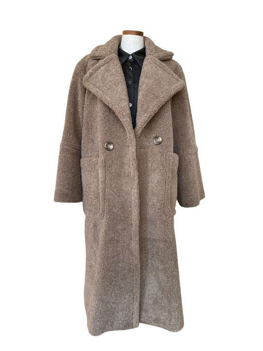 Teddy Coat Camel - AQUALTA