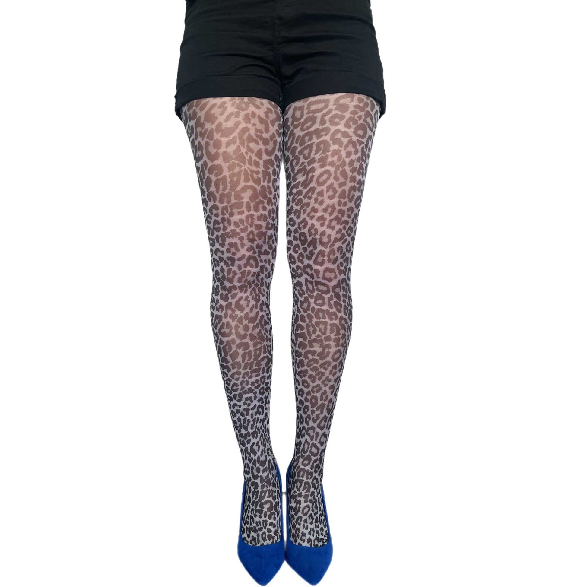 Check out our White Leopard print tights Malka Chic available at Aqualta