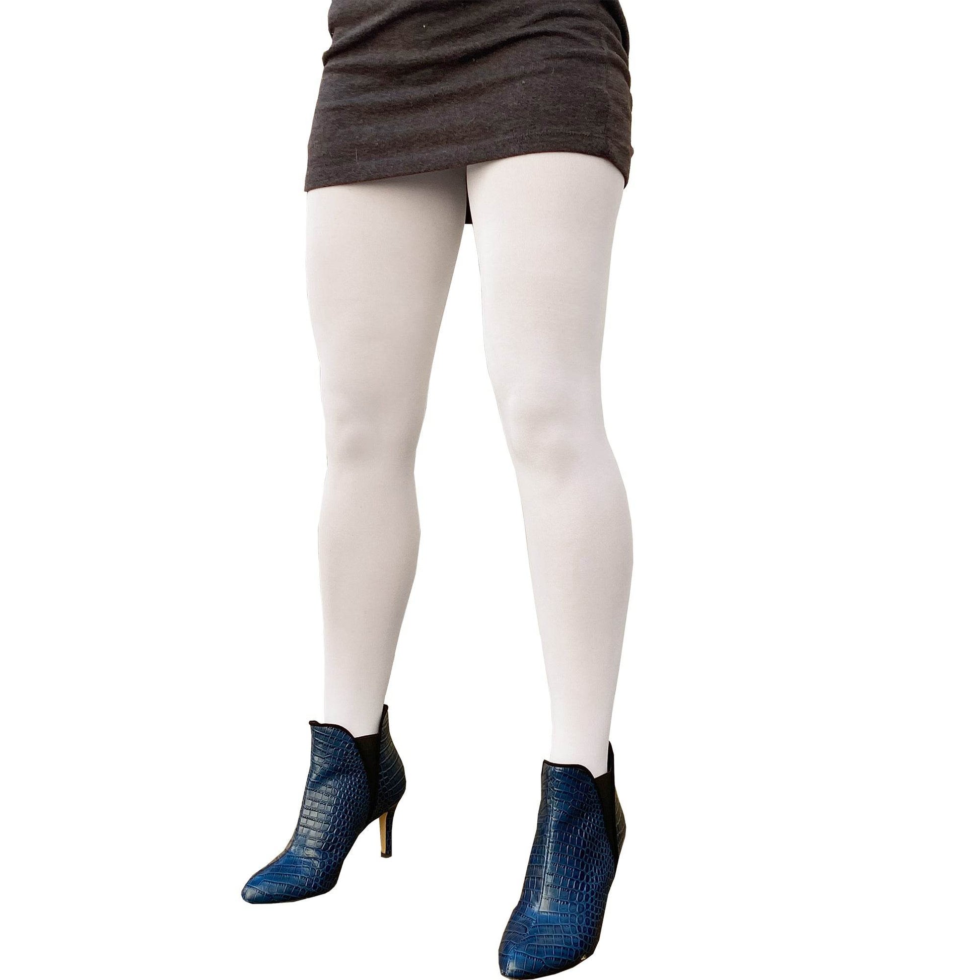 White Opaque Tights - AQUALTA