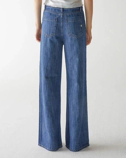 Denim Classic Mid waist Blue Japan - AQUALTA